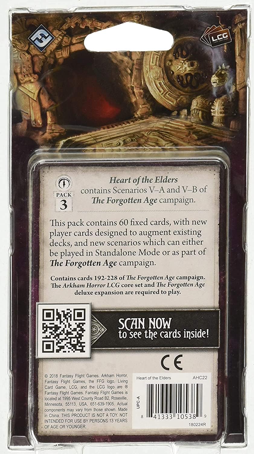 Arkham Horror: The Card Game - Heart of the Elders - Mythos Pack