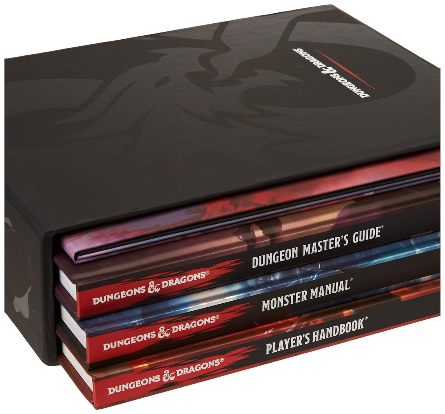 D&D Core Rulebooks Gift Set (Slipcase, Player's Handbook, Dungeon Master's Guide, Monster Manual, DM Screen)