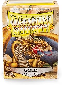 Dragon Shields: Matte Gold Sleeves, pack of 100