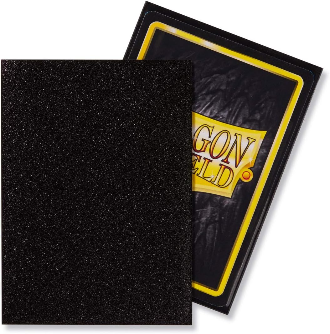 Dragon Shield Jet Matte Protective Card Sleeves - pack of 100