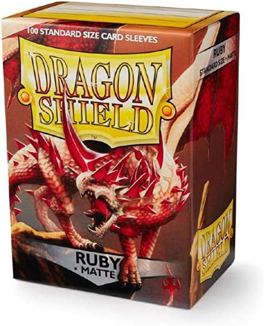 Dragon Shields: Matte Ruby Card Sleeves (pack of 100)