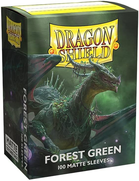 Dragon Shields: Matte Forest Green Card Sleeves (pack of 100)