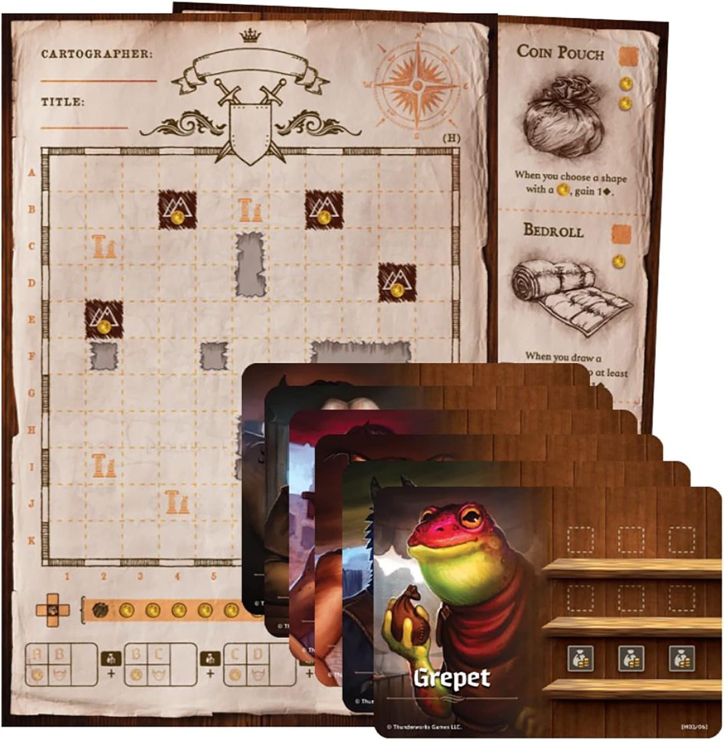 Cartographers: Hornhelm: Wasteland Market (Map Pack 6)