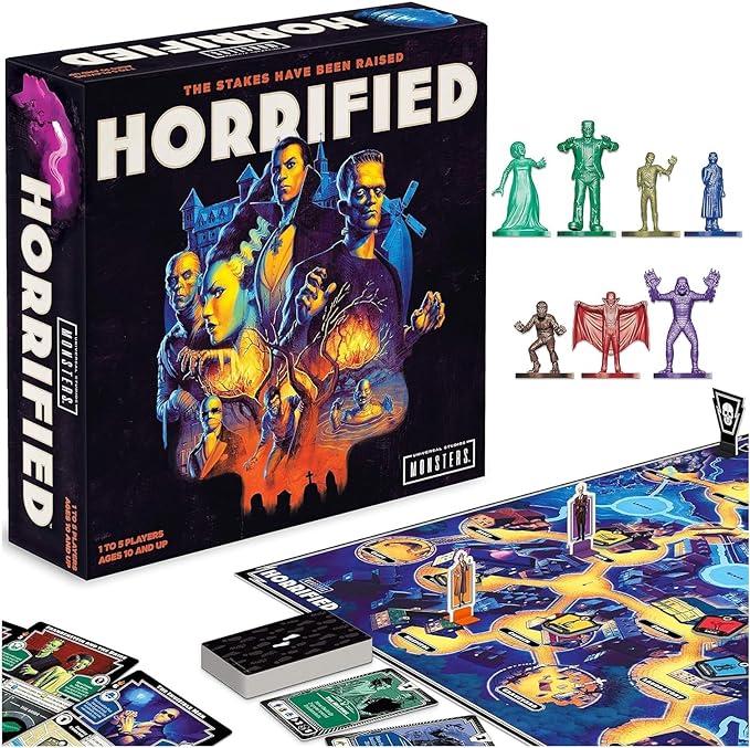 horrified world of monsters board game Ravensburger Horrified: Universal Monsters Strategy Game