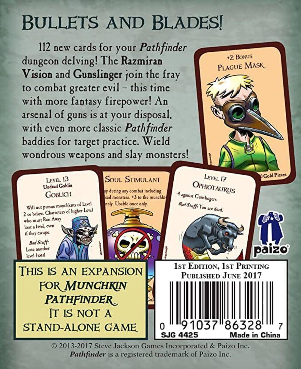 Munchkin Pathfinder 2 - Guns and Razzes