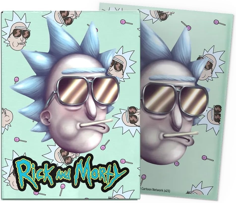 Rick & Morty - Cool Rick - Brushed Art Sleeves - Standard Size (100ct) WarWizardGames Rick & Morty - Cool Rick - Brushed Art Sleeves - Standard Size (100ct) WarWizardGames