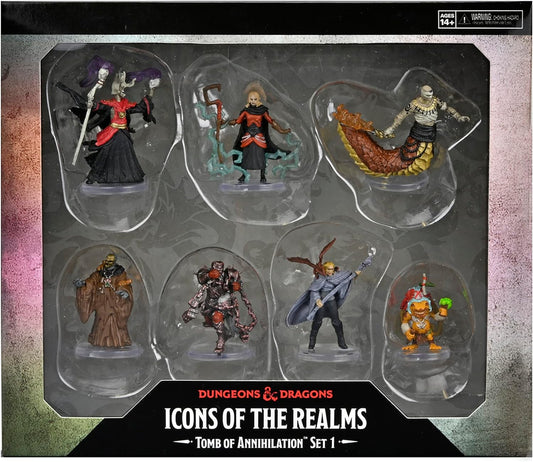 Icons of the Realms: Tomb of Annihilation Set 1 (set of 7 prepainted miniatures)