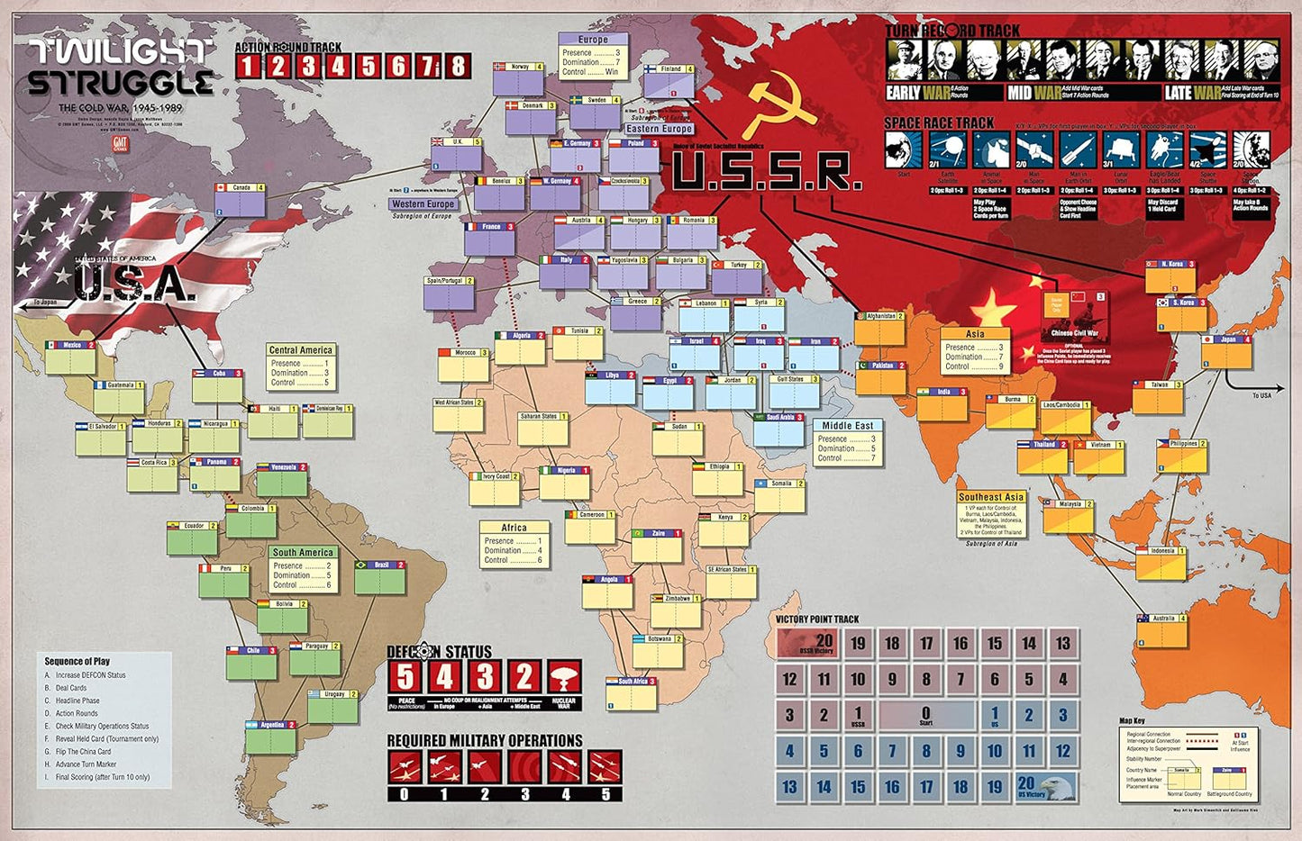 Twilight Struggle: The Cold War, 1945-1989 - Deluxe Edition