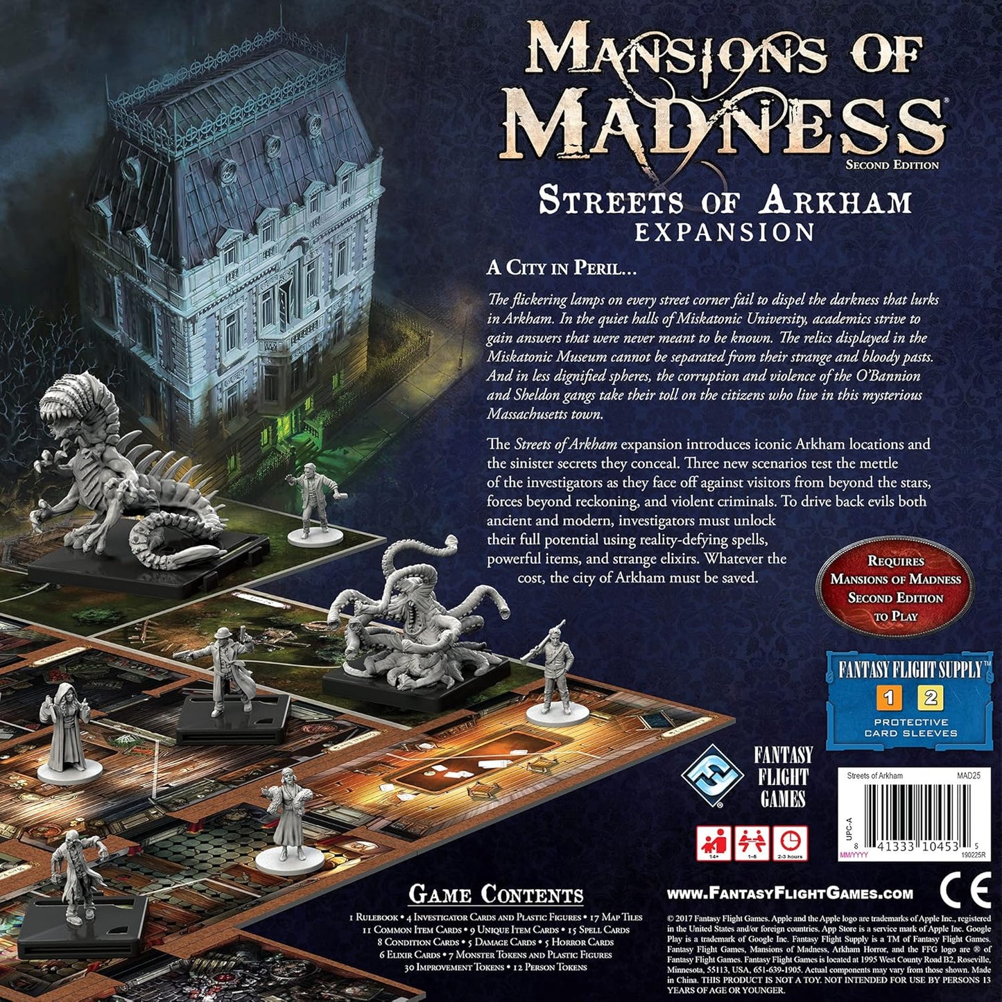 Mansions of Madness--Streets of Arkham 2d ed. expansion