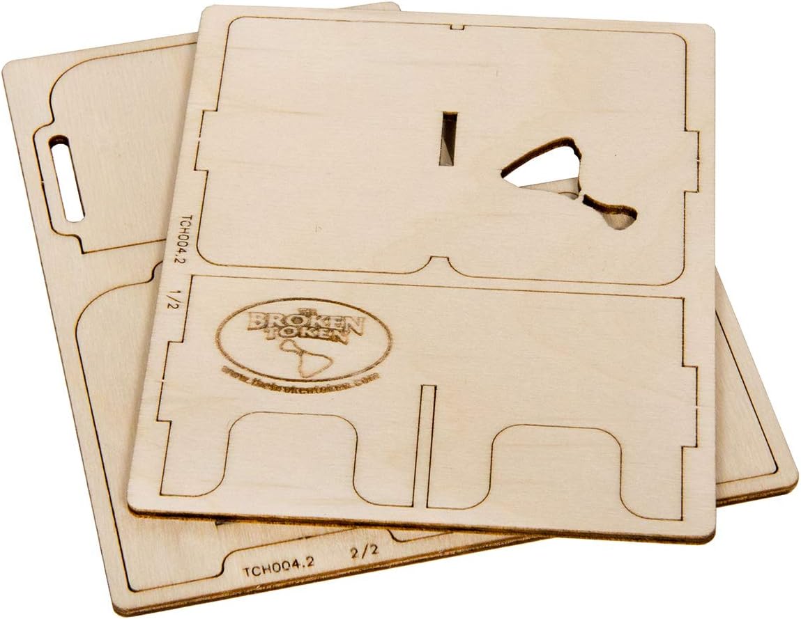 The Broken Token Mini Stacking Tabletop Card Holder with 2 Trays