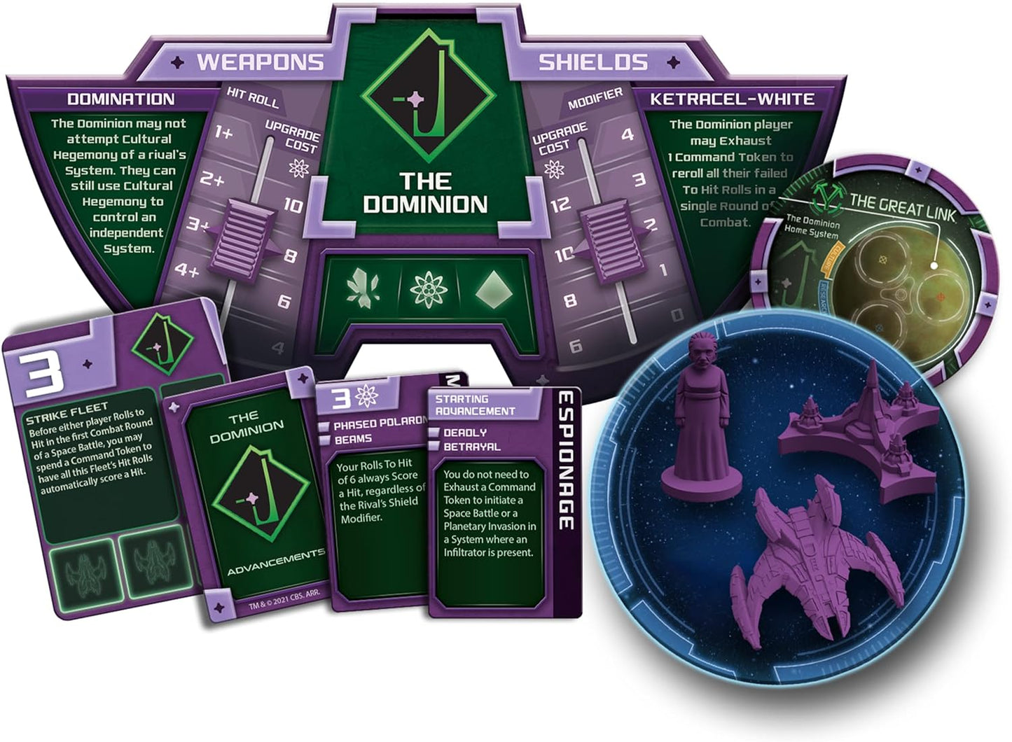 Star Trek - Ascendancy - The Dominion War - expansion set