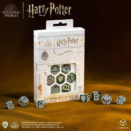 Harry Potter Dice: Slytherin Modern Dice Set