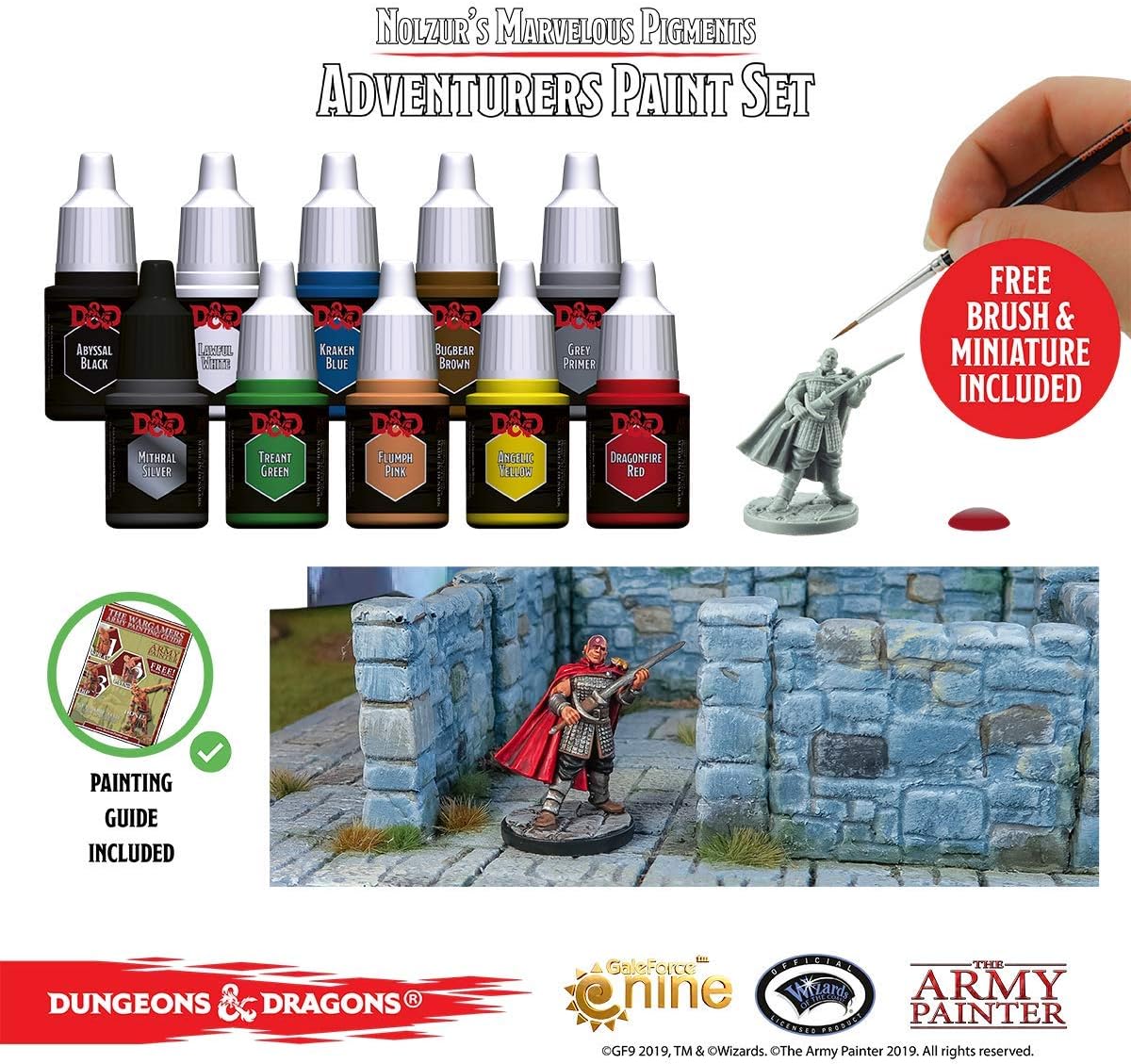 D&D Nolzur's Marvelous Pigments Adventurers Paint Set