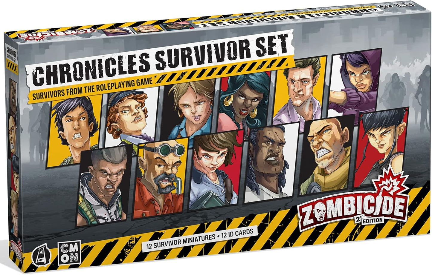 Zombicide 2d ed. Chronicles Survivors: 12 Survivor Miniatures