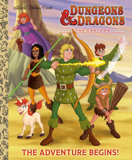 Little Golden Book: Dungeons & Dragons - The Cartoon - The Adventure Begins!