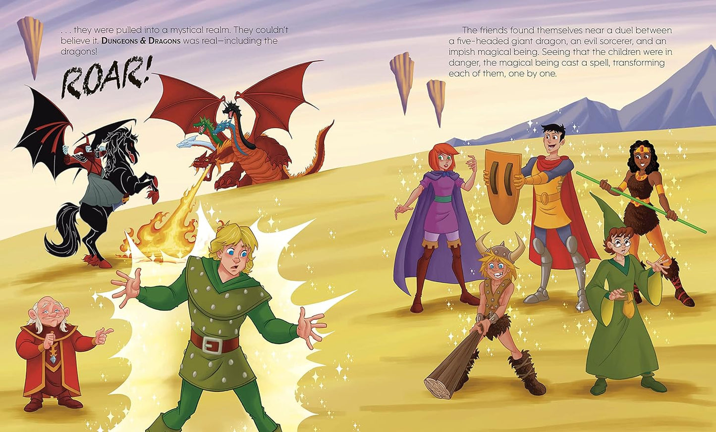 Little Golden Book: Dungeons & Dragons - The Cartoon - The Adventure Begins!