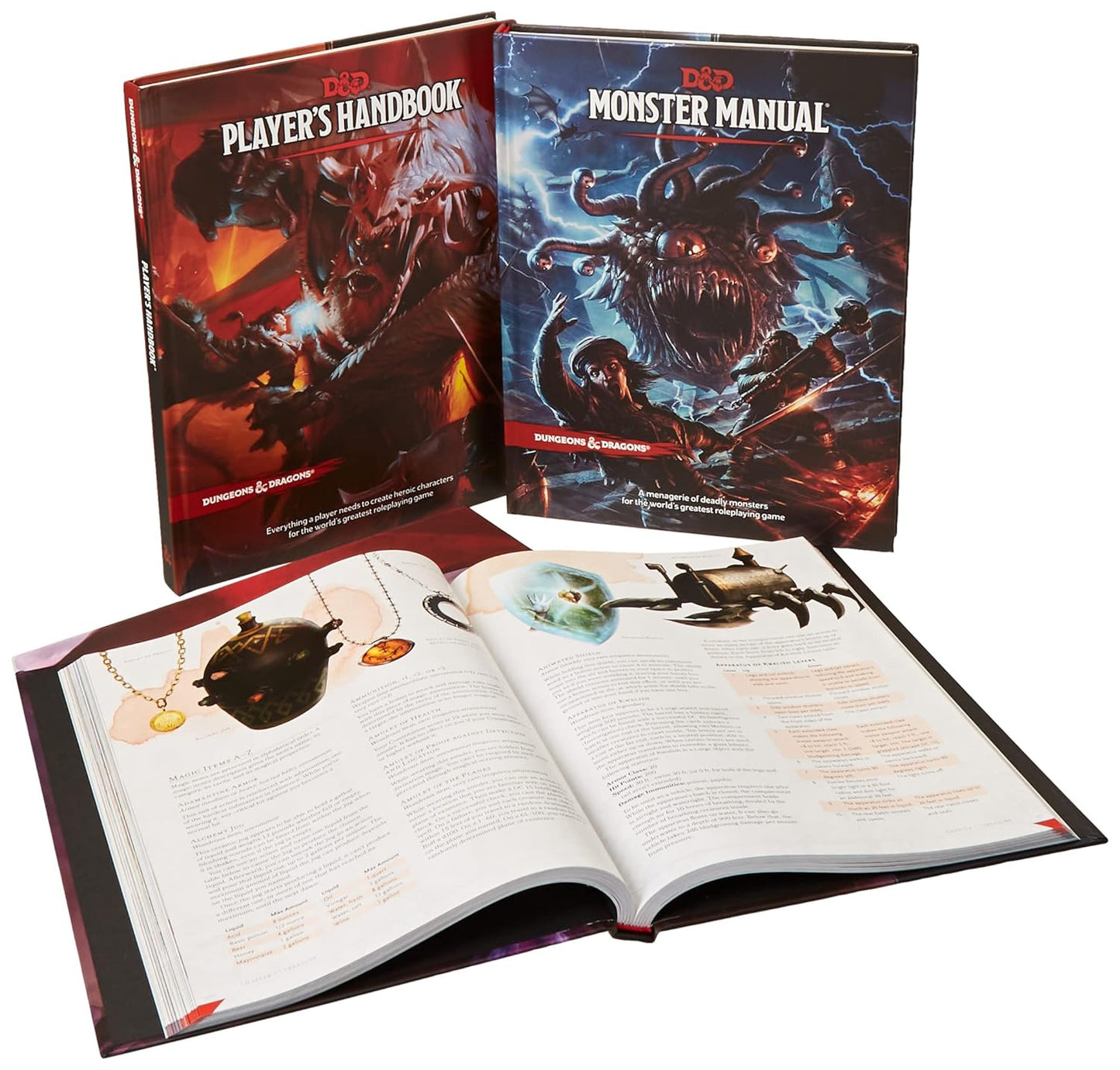 D&D Core Rulebooks Gift Set (Slipcase, Player's Handbook, Dungeon Master's Guide, Monster Manual, DM Screen)