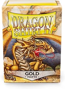 Dragon Shields: Matte Gold Sleeves, pack of 100