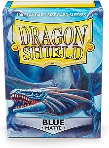 Dragon Shields: Matte Blue Sleeves, pack of 100