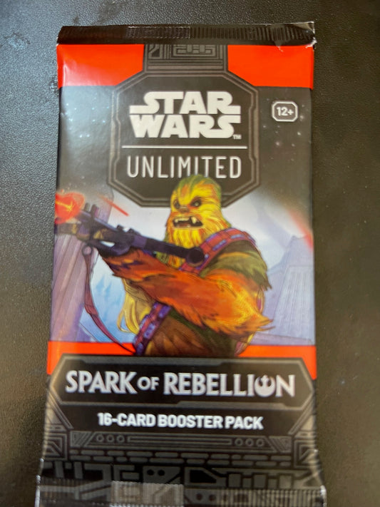 Single Booster Pack Star Wars Unlimited: Spark of Rebellion