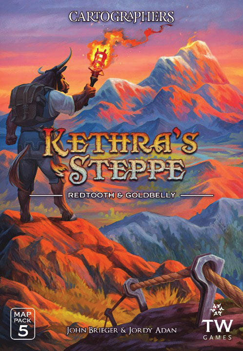 Cartographers: Map Pack 5: Kethra's Steppe: Redtooth & Goldbelly