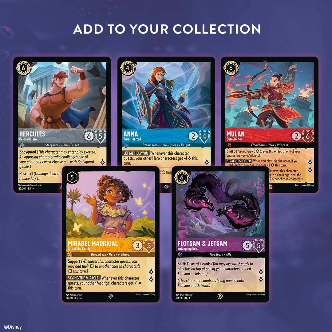 Disney Lorcana: Ursula's Return additional cards (box of 24, each deck priced separately)