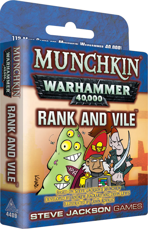 Munchkin Warhammer 40k Rank and Vile