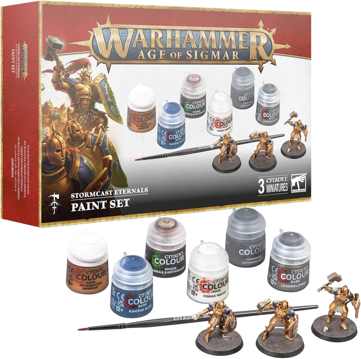 Warhammer Age of Sigmar Stormcast Eternals Paint Set