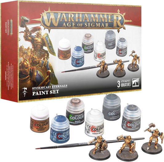 Warhammer Age of Sigmar Stormcast Eternals Paint Set