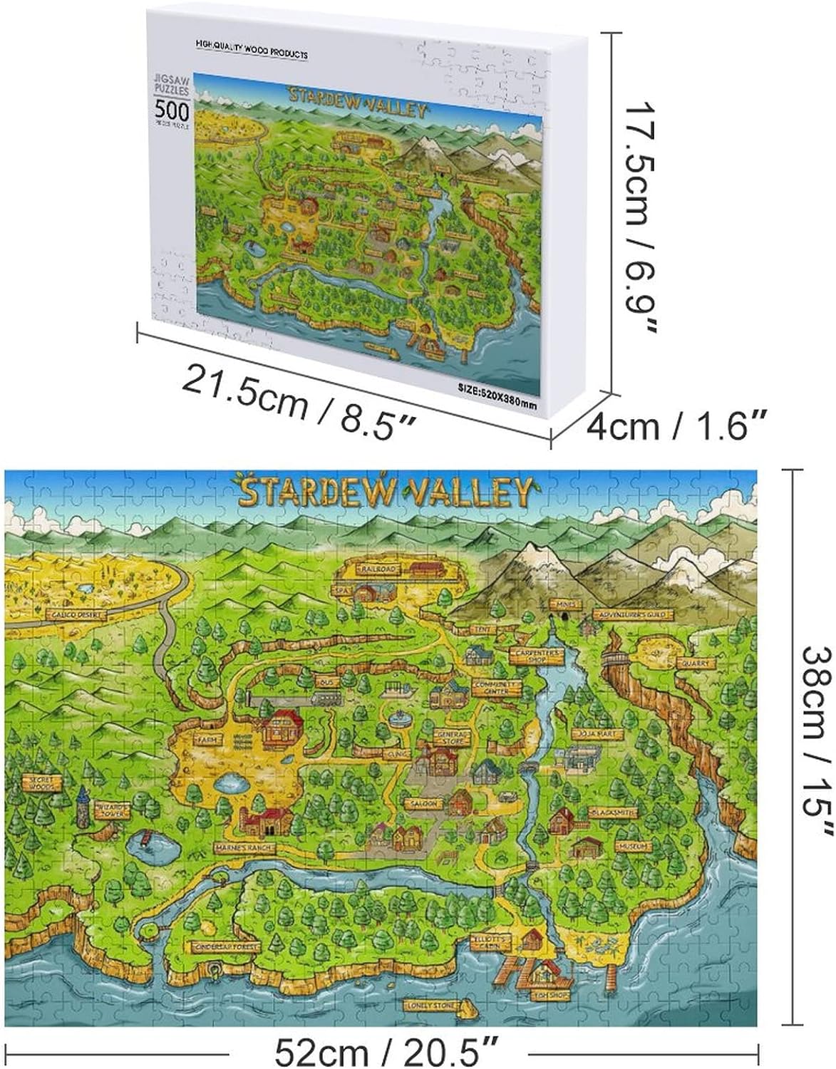 Stardew Valley 500-piece jigsaw puzzle