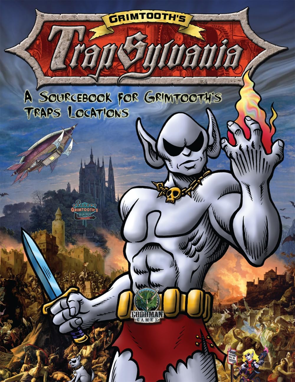 Grimtooth's Trapsylvania - A Sourcebook for Grimtooth's Traps Locations (hardcover)