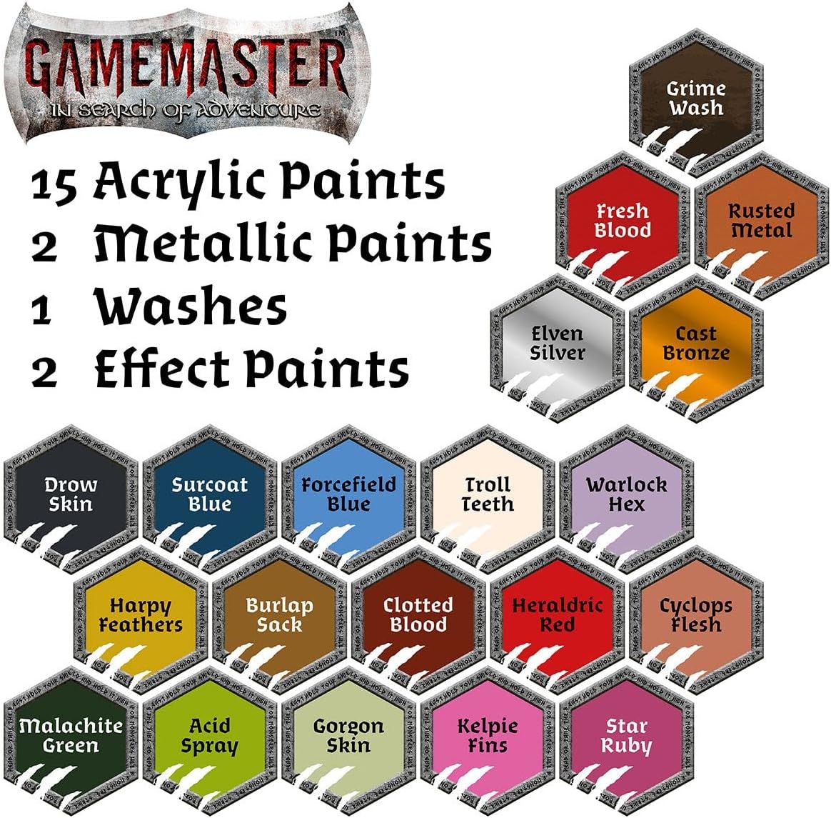 Gamemaster - Wandering Monsters Role-playing Paint Set