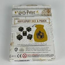 Harry Potter Hufflepuff D6 Dice & Pouch Set