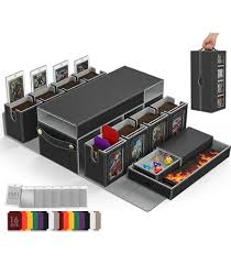 Cortile MTG Commander Deck Box 8-Deck Modular Card Case