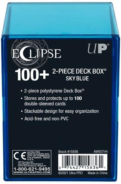 Eclipse 2-piece deck box - sky blue