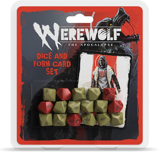 Werewolf - The Apocalypse - Dice and Form Card Set