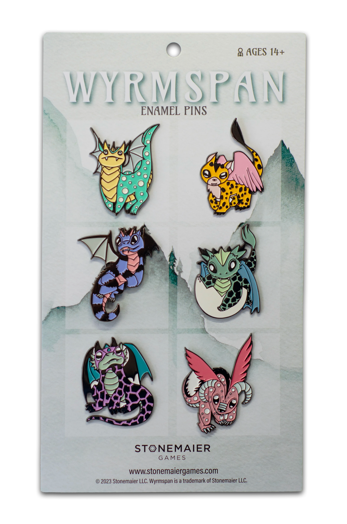 Wyrmspan Enamel Pins (6)